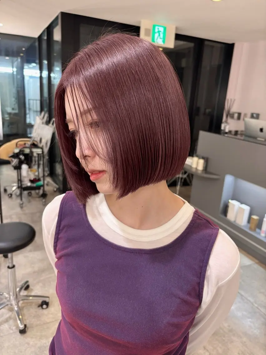 ショート 海外風ヘア 野田光也のヘアスタイル