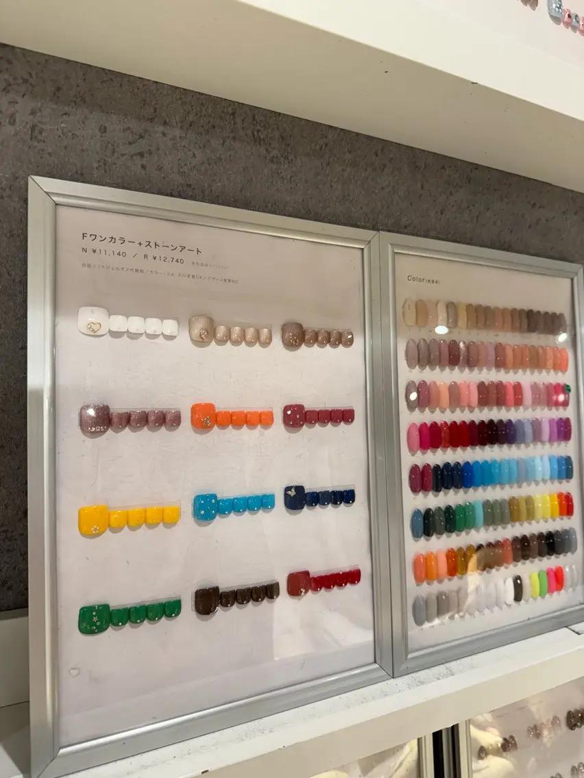 ネイル フットネイル 工藤 品川｜練習モデルのネイルデザイン