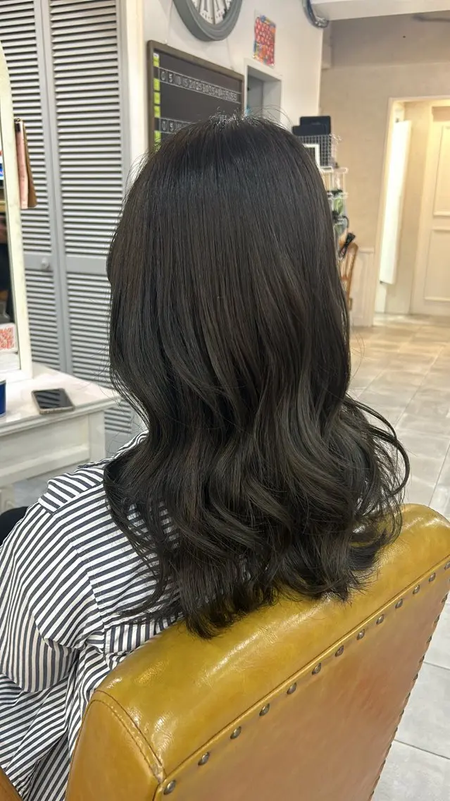 ロング カラー ヘアアレンジ カット ヘアカラー トリートメント 🍟月舘りほ カラー/髪質改善🍟のヘアスタイル