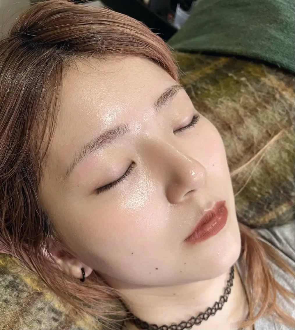 アイブロウ ワックス脱毛 眉カット なじませエクステ🍒 Haruka💝のヘアスタイル