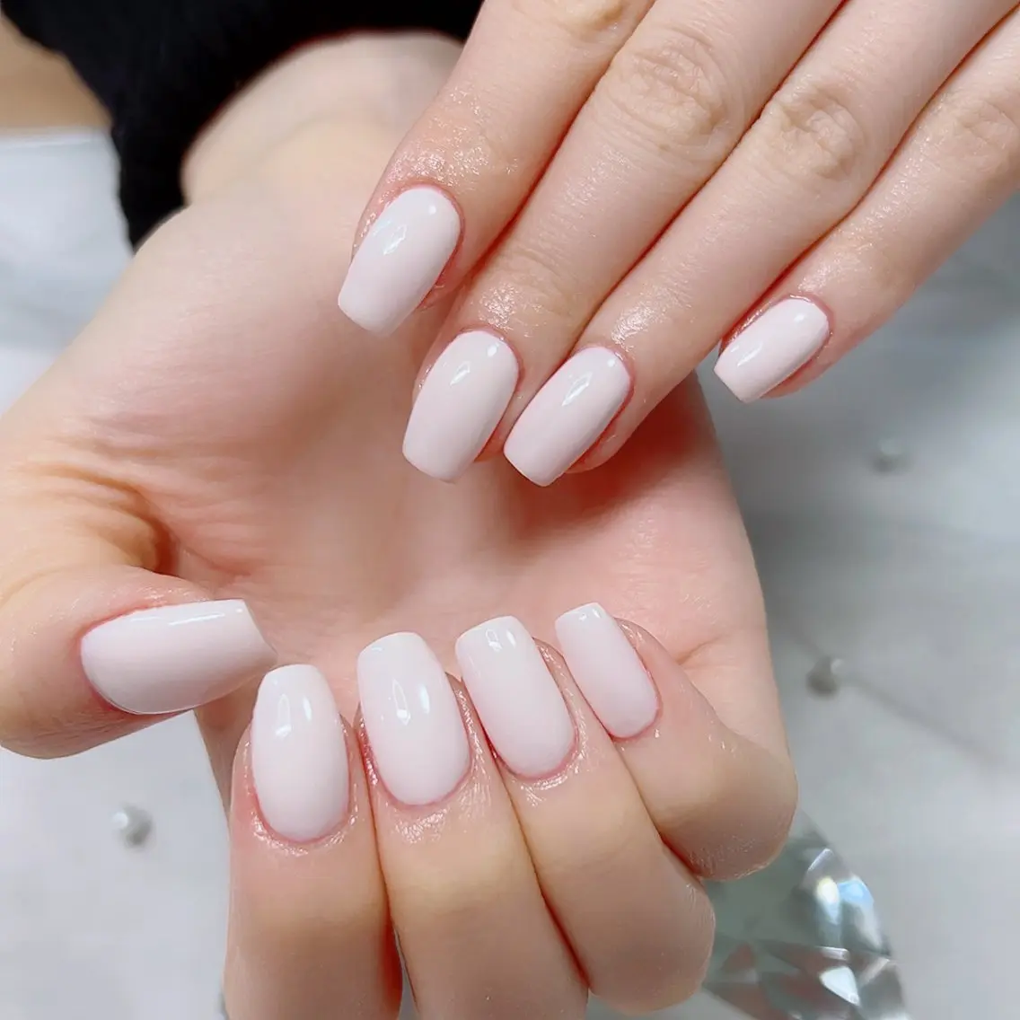 ネイル オフィスネイル ピンク Cute Tips nailのネイルデザイン