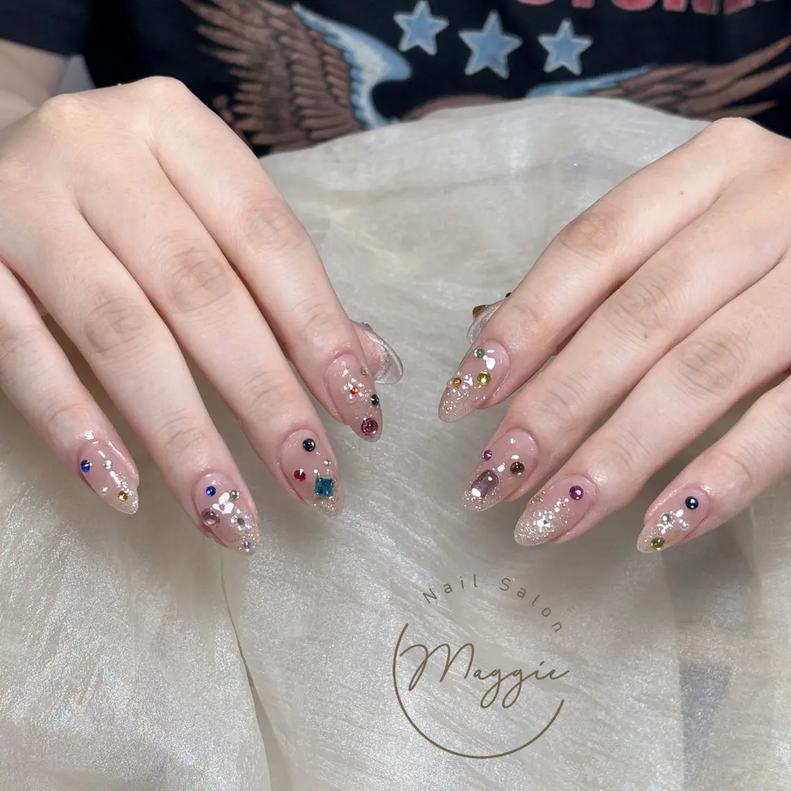 ネイル 持ち込み ハンドネイル MaggieNail timiのネイルデザイン