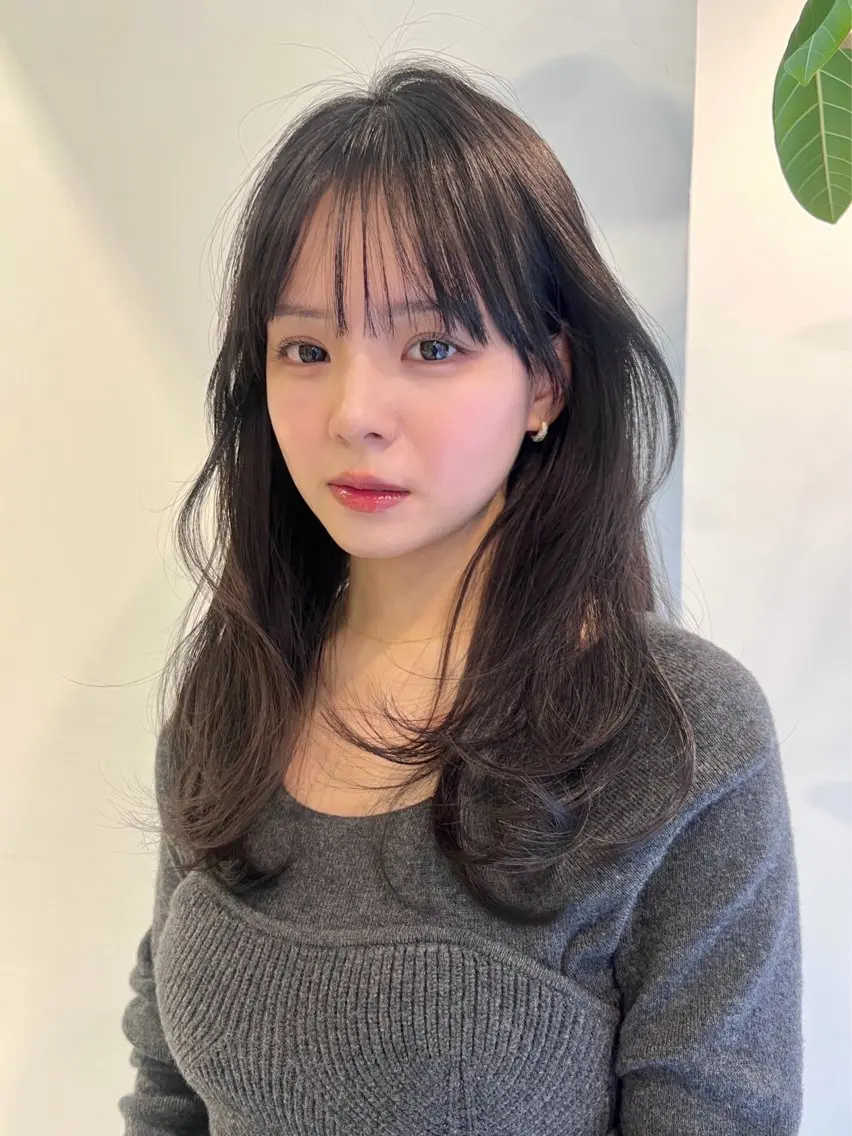 🎗️今大人気!!【レイヤーカット】+【フルカラー】 ※カットはロングのみの写真
