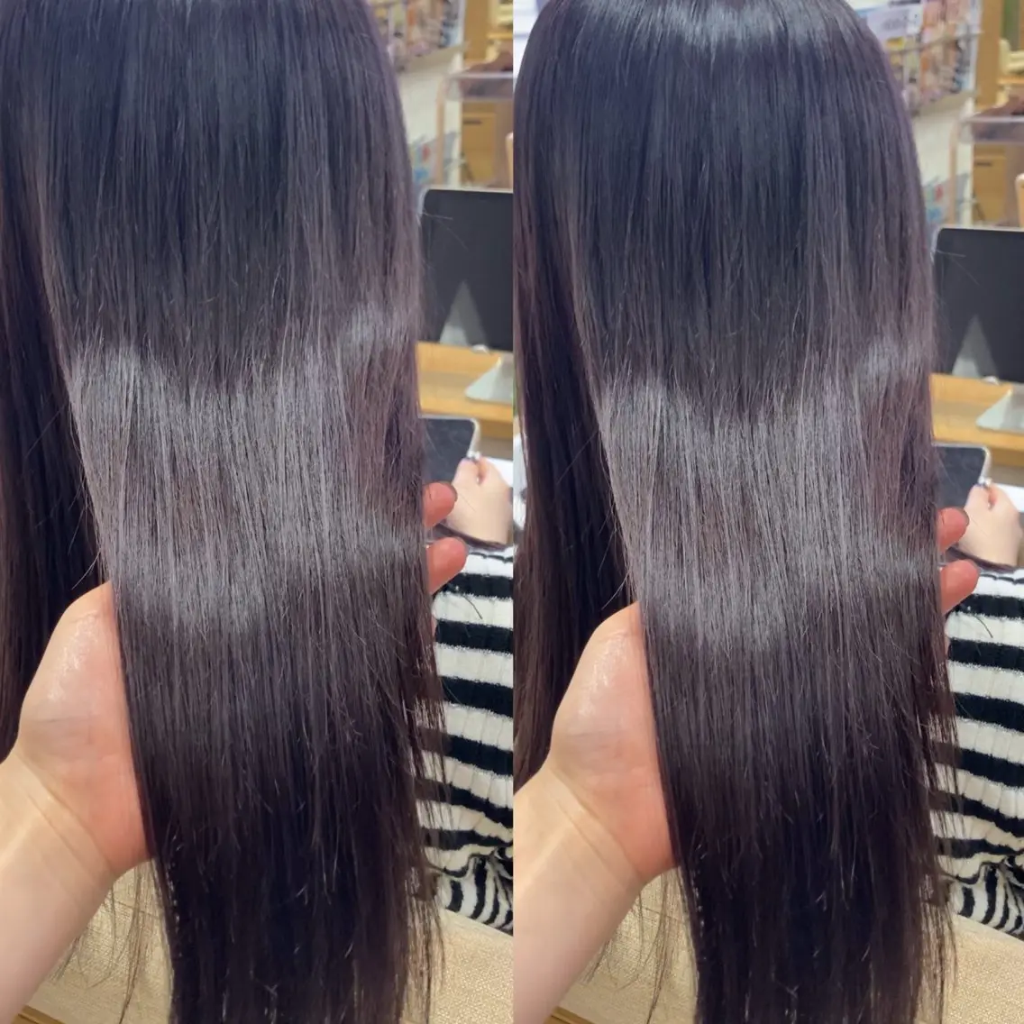 セミロング み うのヘアスタイル
