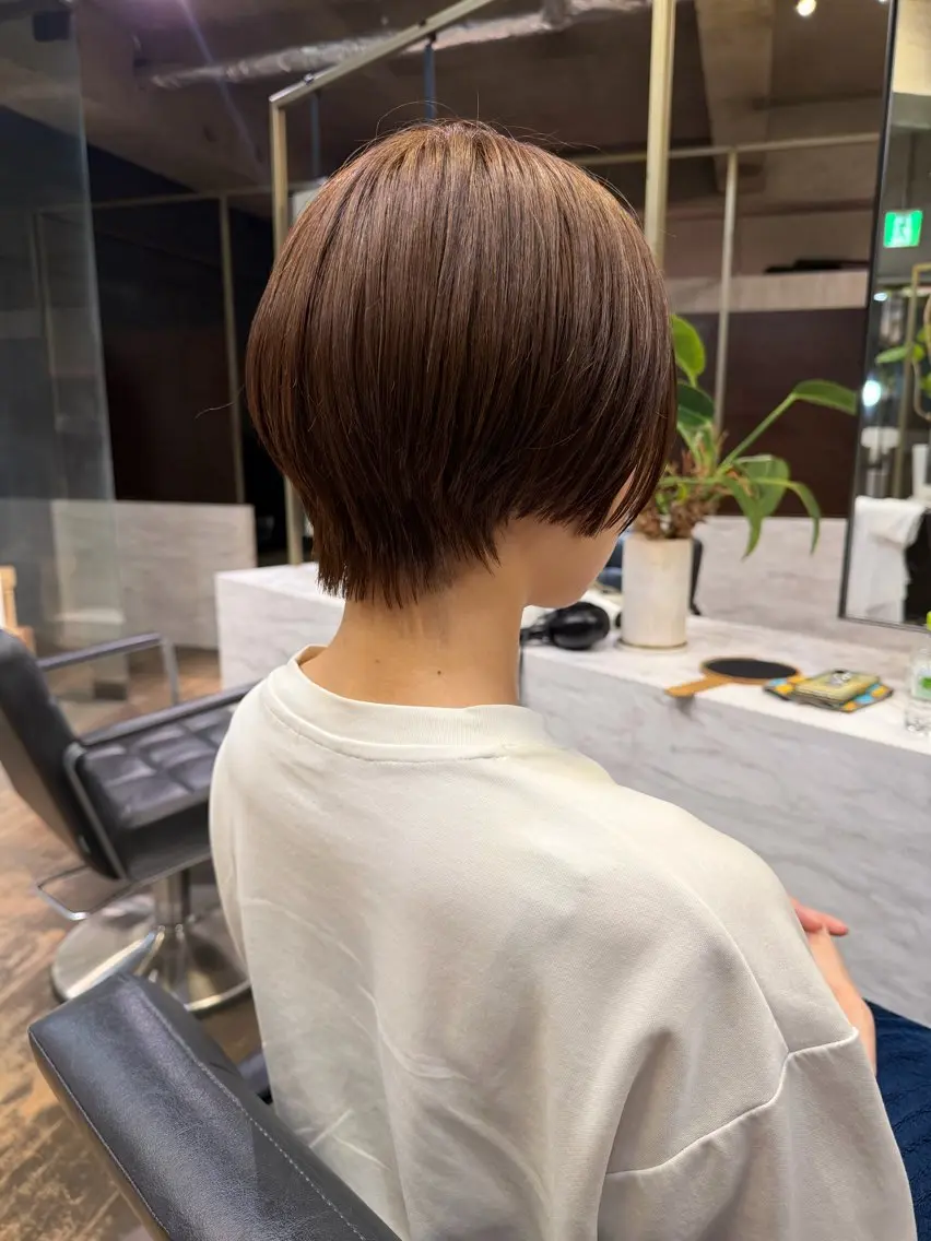ショート ハンサムショート ショートヘア ココ/ショート特化/ 似合わせショート🌿のヘアスタイル