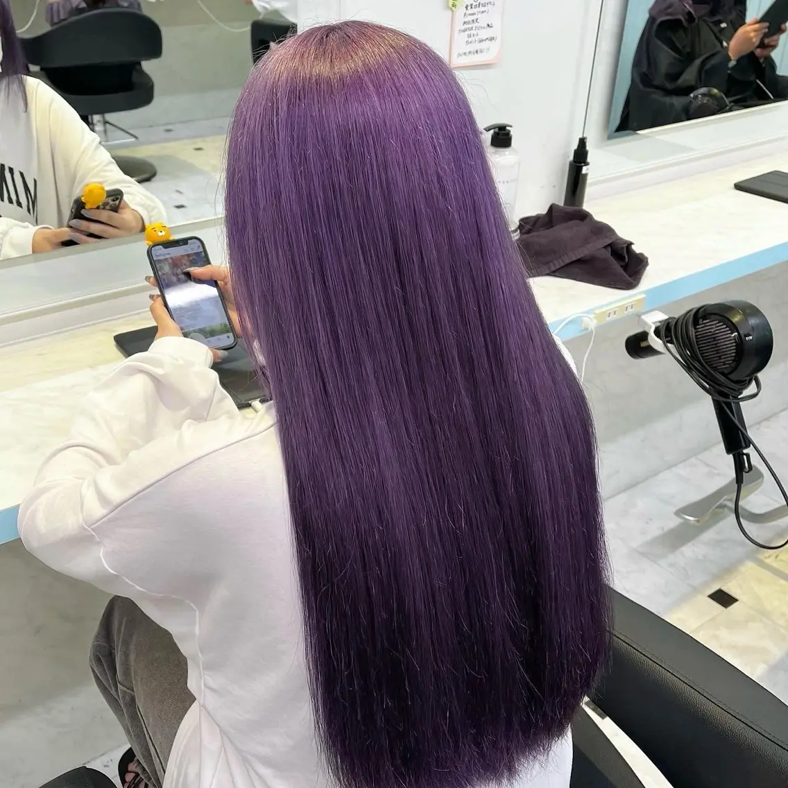 ロング カラー ヘアカラー トリートメント ブリーチカラー 🩵MIZUKIのヘアスタイル