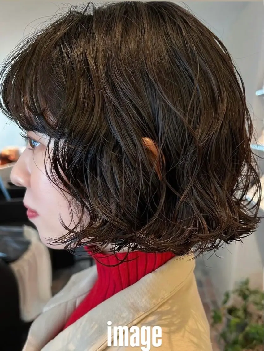 パーマ カット パーマ トリートメント lomalia moekaのヘアスタイル