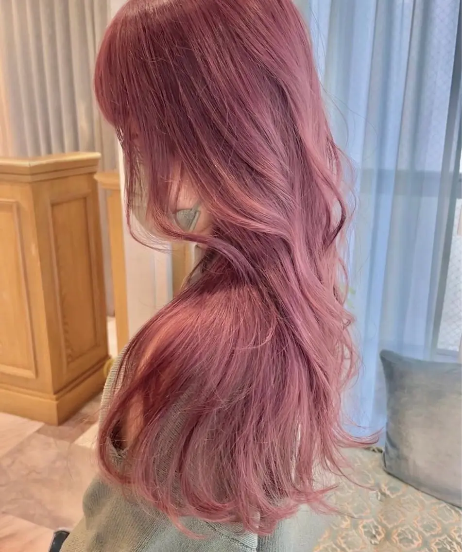 ロング カラー ヘアカラー 三井 千里のヘアスタイル