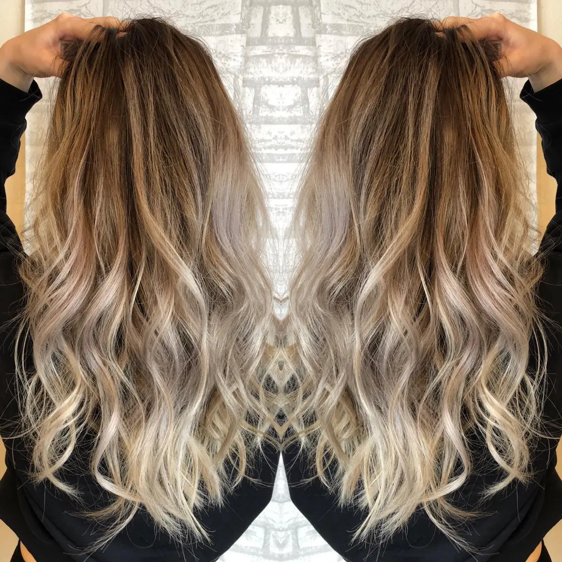 ミディアム カラー ブロンド 外国人風カラー カット ヘアカラー トリートメント JILBLAN京都 ショート/ハイライトのヘアスタイル