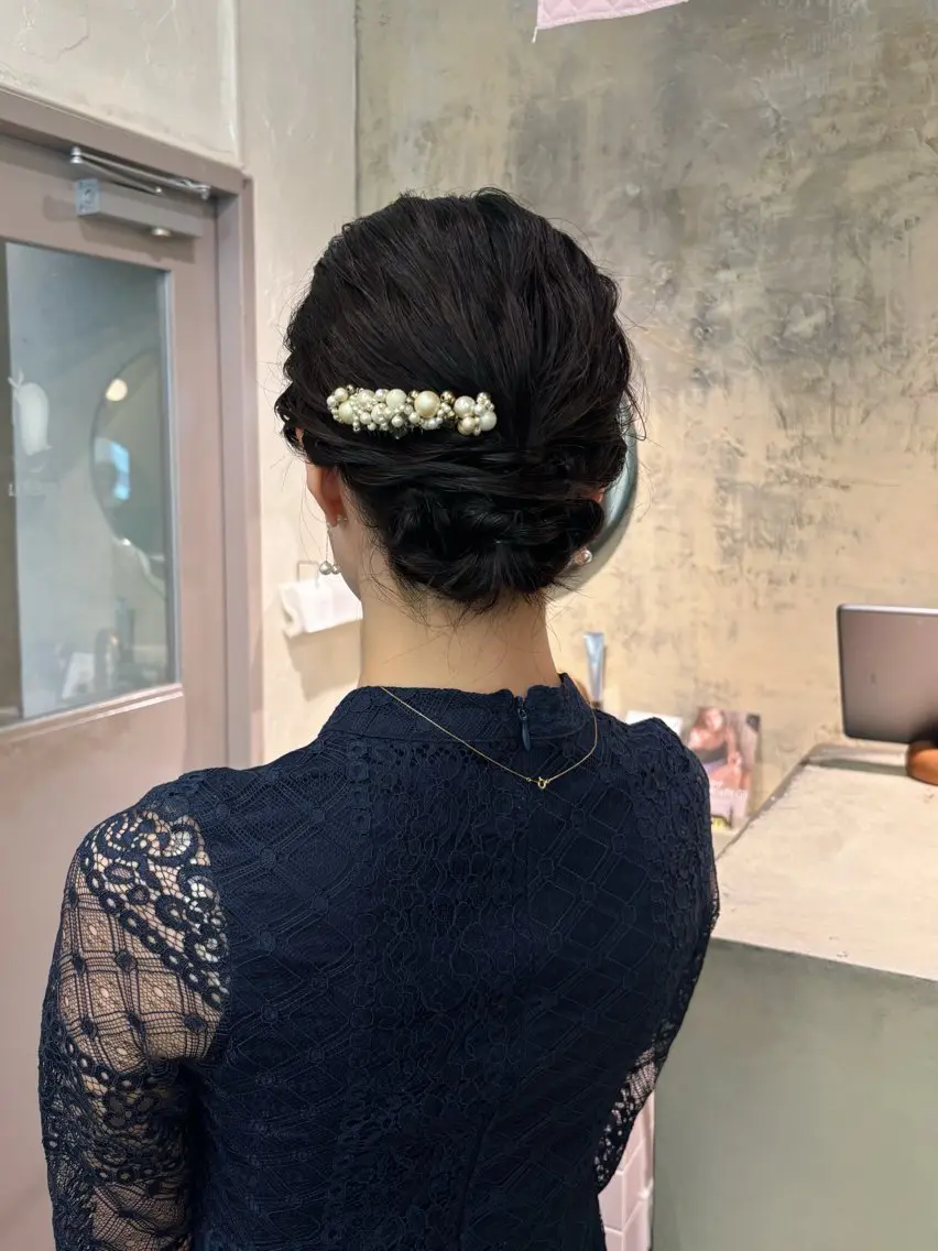 朝8:30~☀️ お呼ばれヘアセット⟡.·の写真