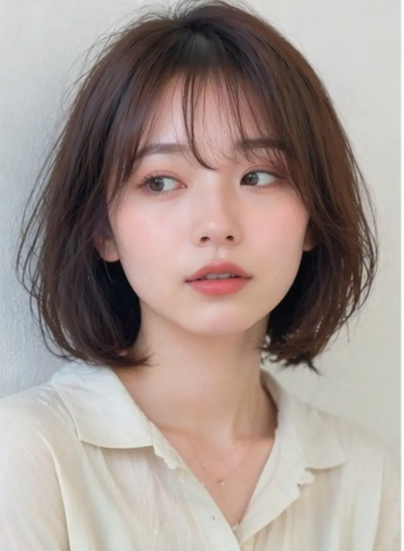 ミディアム ボブ ボブ/ショート 🩵AYAKA🩵のヘアスタイル