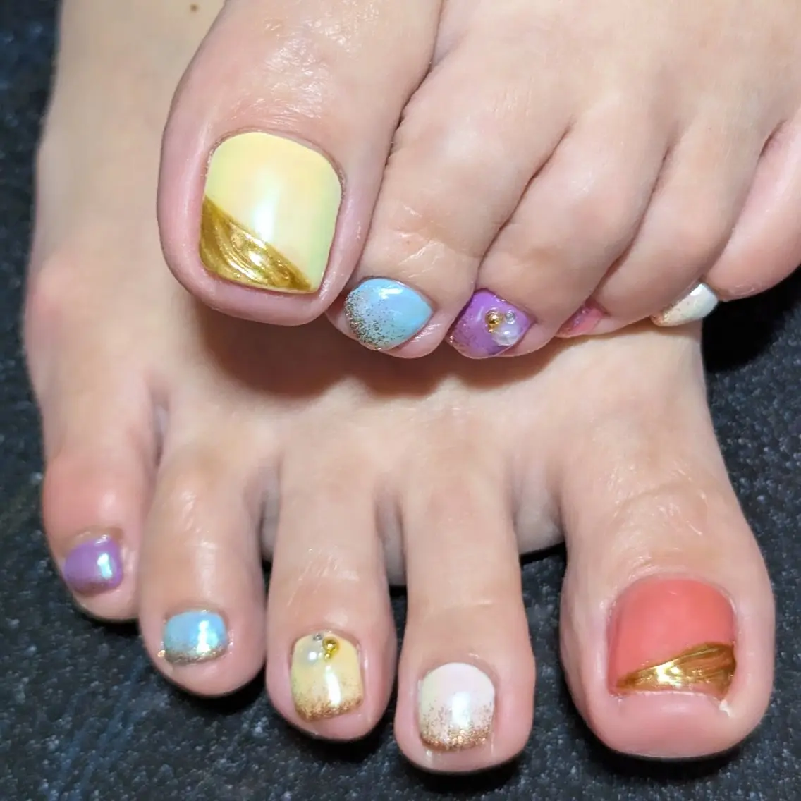 ネイル フットネイル ☆ KANON☆のネイルデザイン