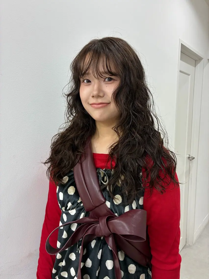 ロング パーマ パーマ nao 𝜗𝜚 仙台パーマのヘアスタイル