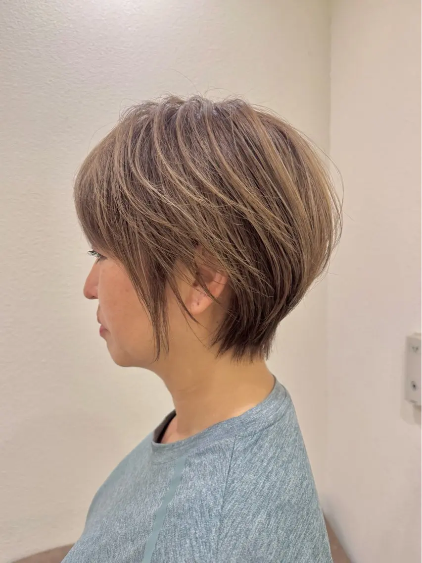 ショート くびれヘア ショートヘア 前平 友慈のヘアスタイル