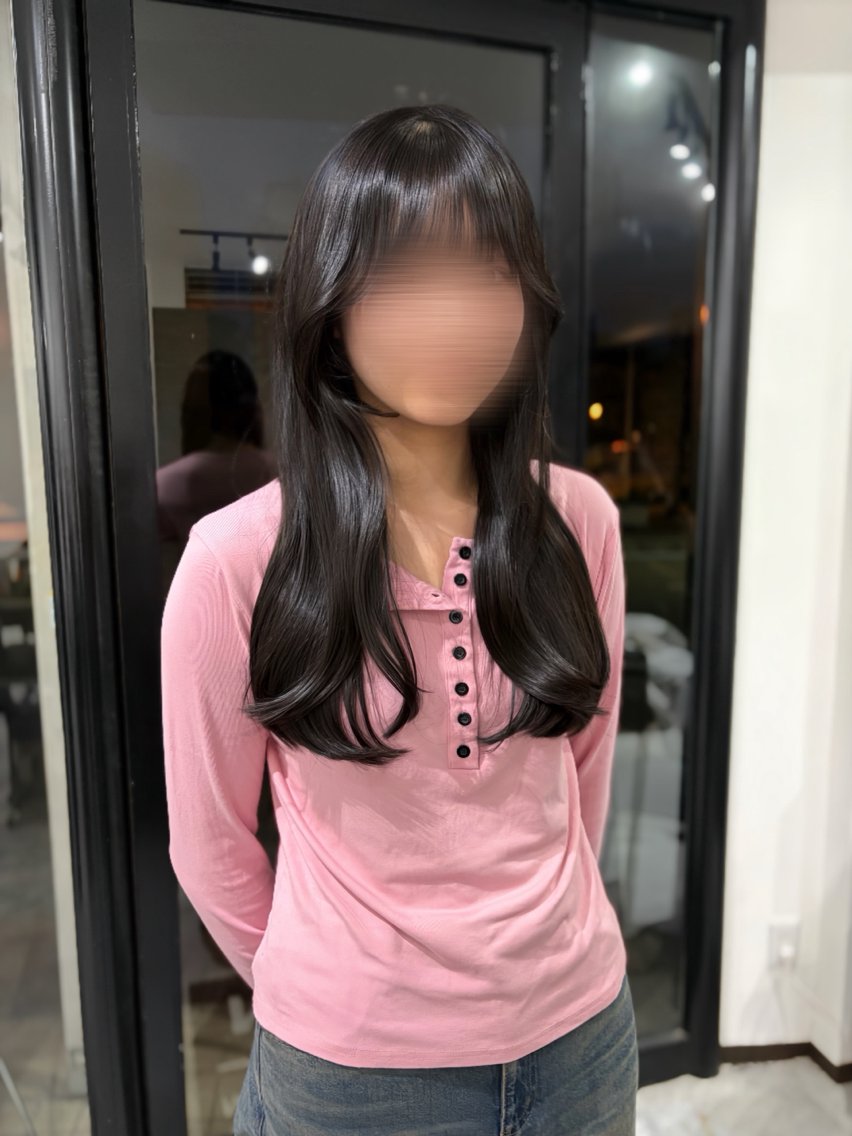 ロング カット トリートメント ヘアセット ♡うる艶透明感 久留米 RAN🤍のヘアスタイル