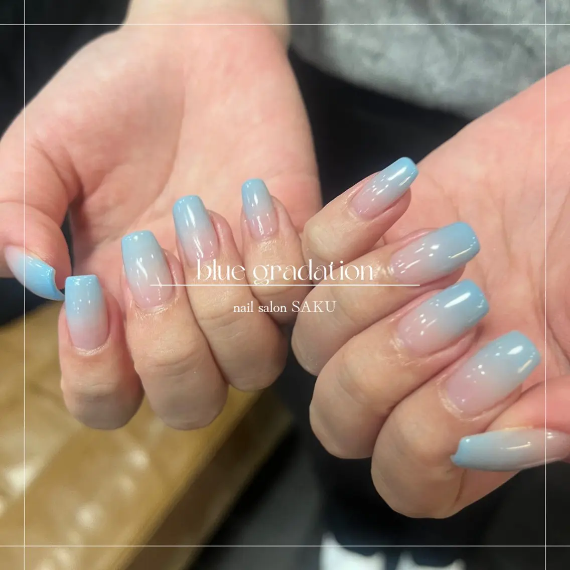 ネイル ニュアンスネイル シンプルネイル SAKU nail 作島茜のネイルデザイン