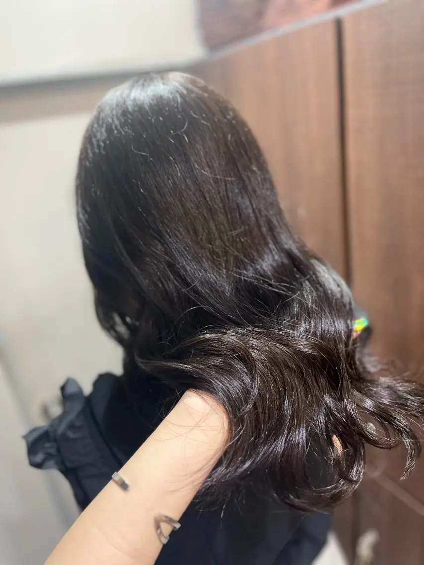 ロング カラー カット ヘアカラー トリートメント 多系統似合わせ/ tsuburaのヘアスタイル