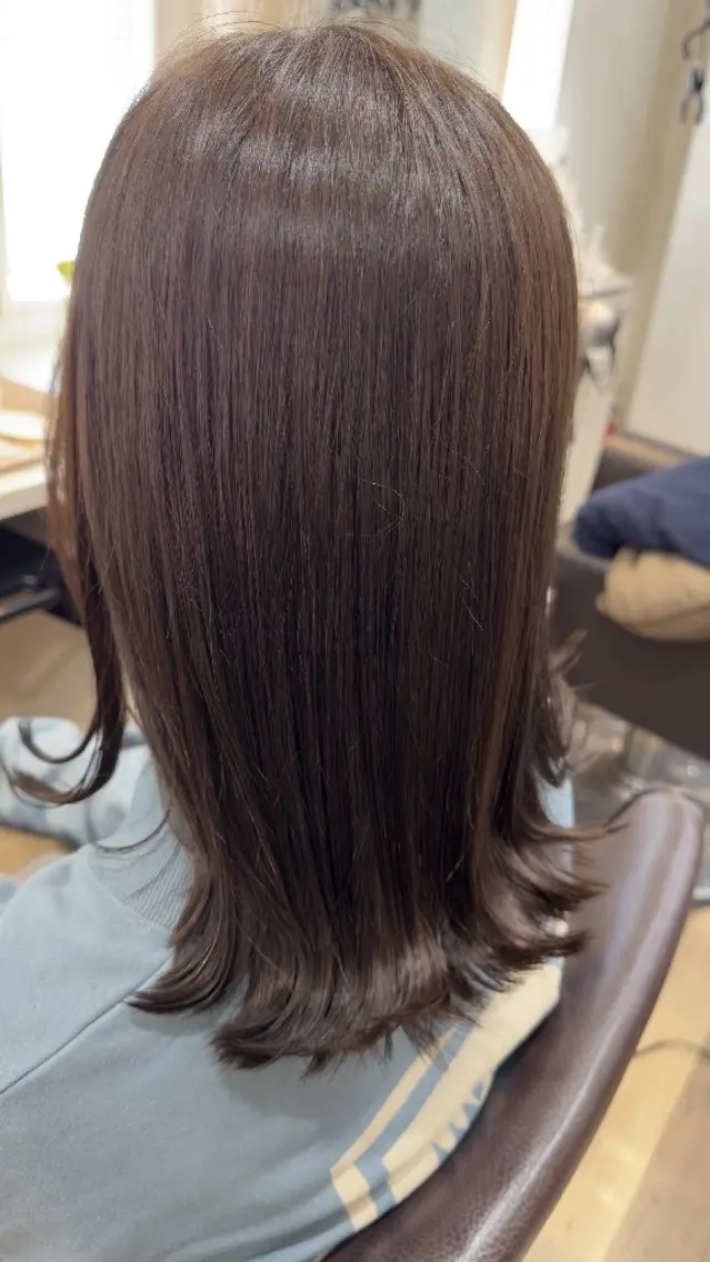 カラー グレージュ オリーブグレージュ オリーブグレー -ef- ♡Yūki🐻🎀のヘアスタイル