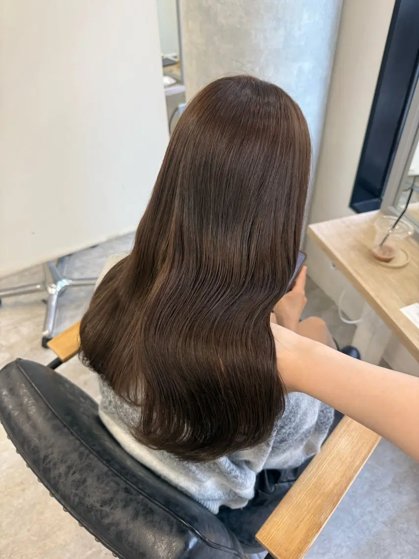 ロング カラー ヘアアレンジ ベージュカラー カット ヘアカラー トリートメント Himawari♡ 柔らかいカラーのヘアスタイル