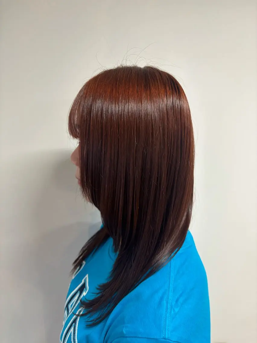 ロング カラー 平野 礼のヘアスタイル