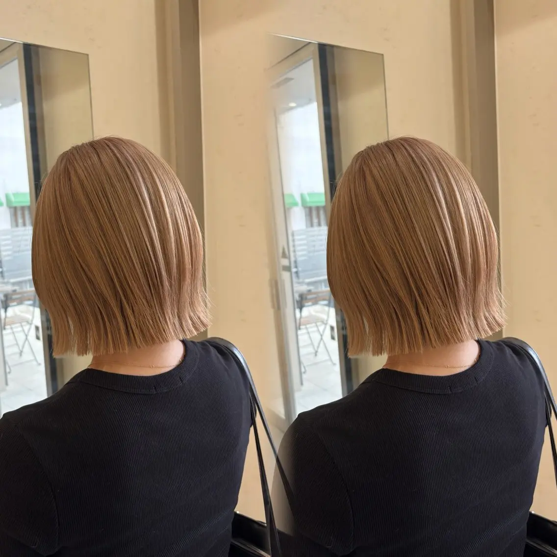 ショート ボブレイヤー ボブ レイヤーカット ヘアカラー 葉南 /LIANのヘアスタイル