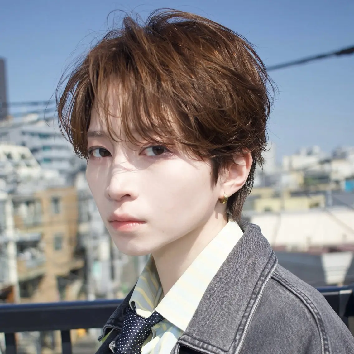 パーマ メンズ フェザーパーマ メンズパーマ カット パーマ ヘッドスパ メンズ💈簡単セット ✨メンズカット吉田のヘアスタイル