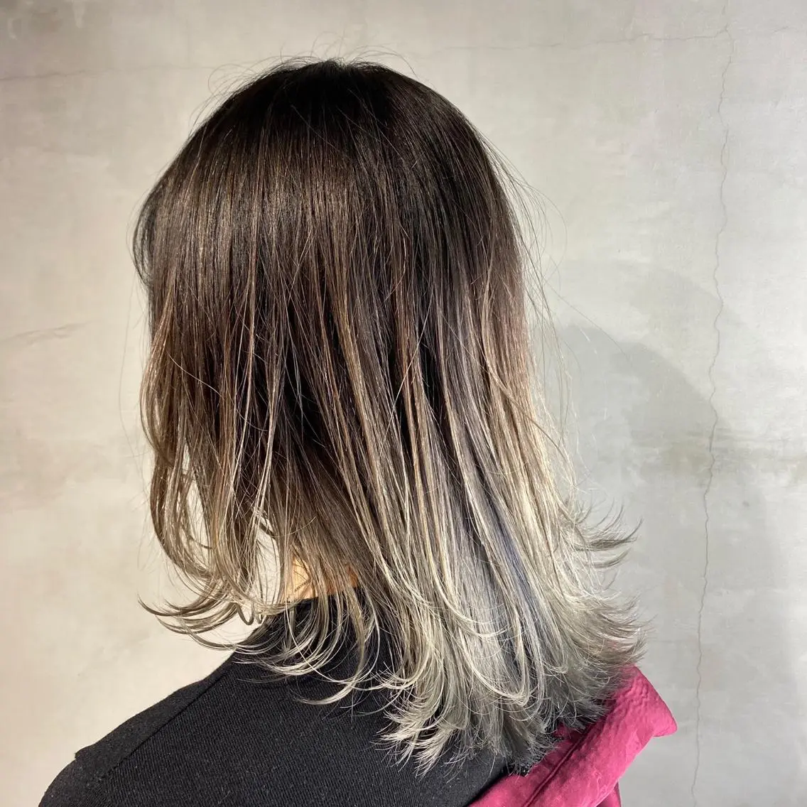 ミディアム メンズパーマ 工藤勇也のヘアスタイル