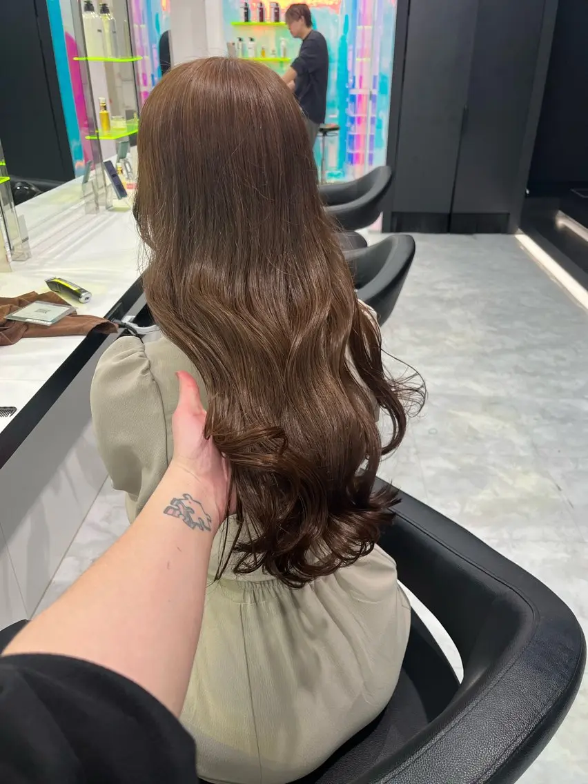セミロング ヘアカラー トレンドレイヤー No.1/KOHEIのヘアスタイル