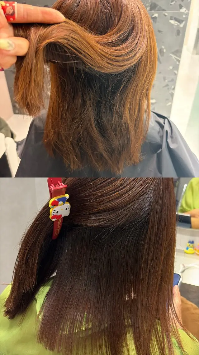 セミロング 髪質改善 縮毛矯正 美髪 × 髪質改善 / 白石 有紀のヘアスタイル