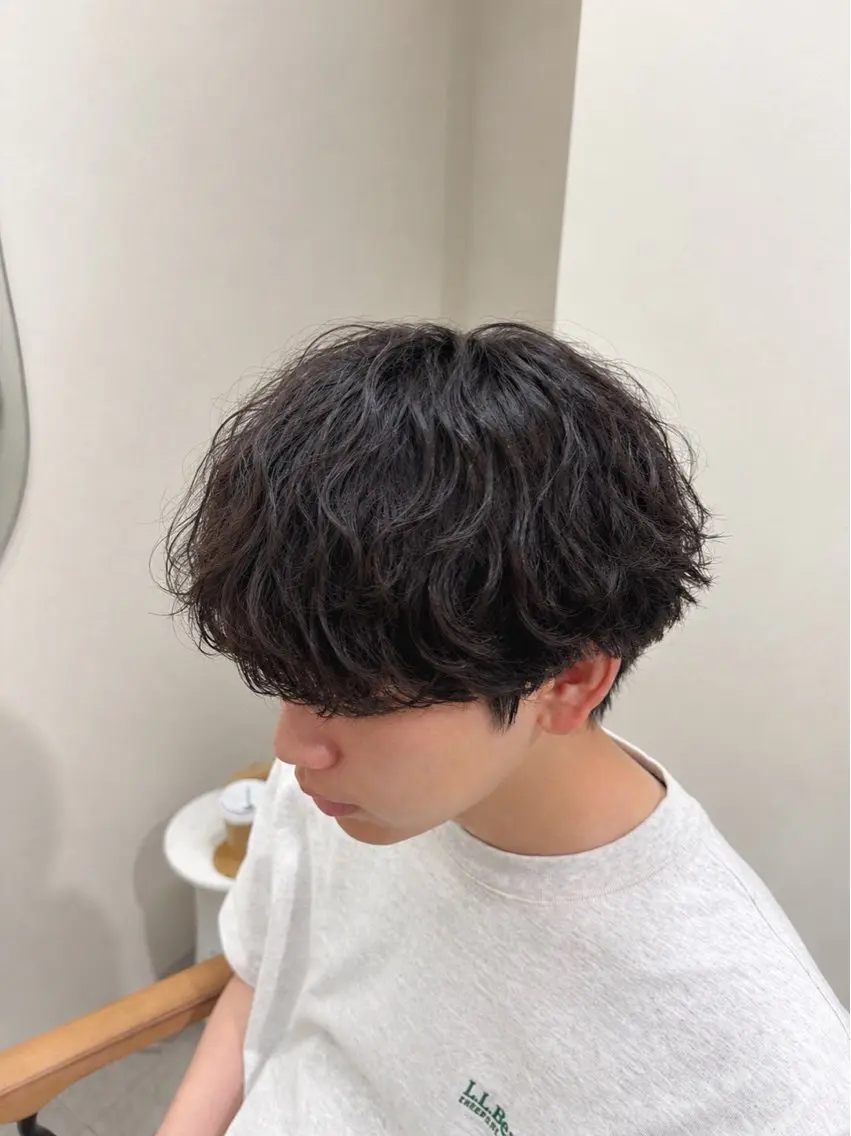 ショート メンズ メンズパーマ カット パーマ トリートメント newi広島店 コウセイのヘアスタイル