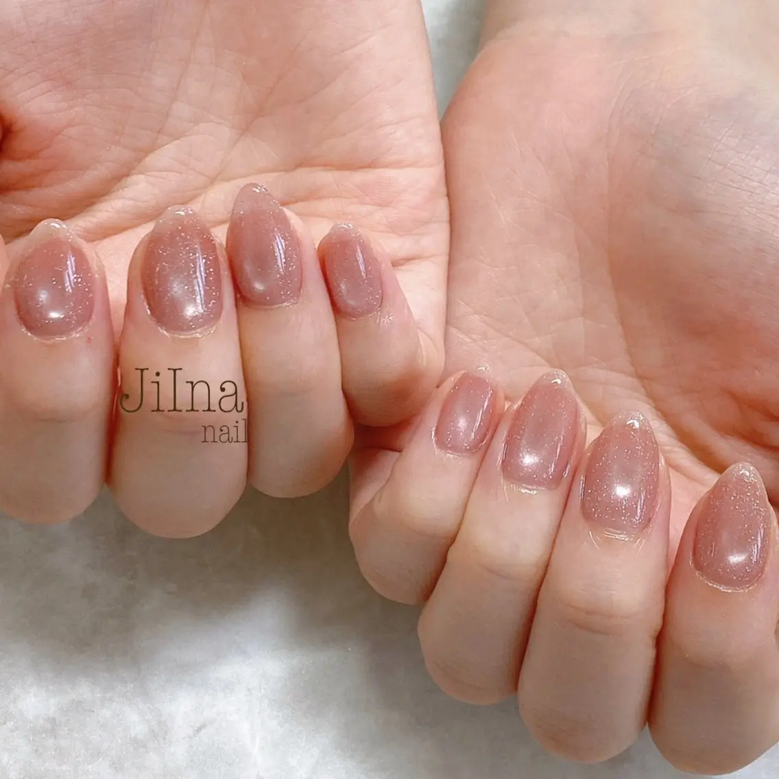 ネイル フラッシュネイル フラッシュマグ マグネットネイル マグネットワンカラー ワンカラーネイル JiIna nailのネイルデザイン
