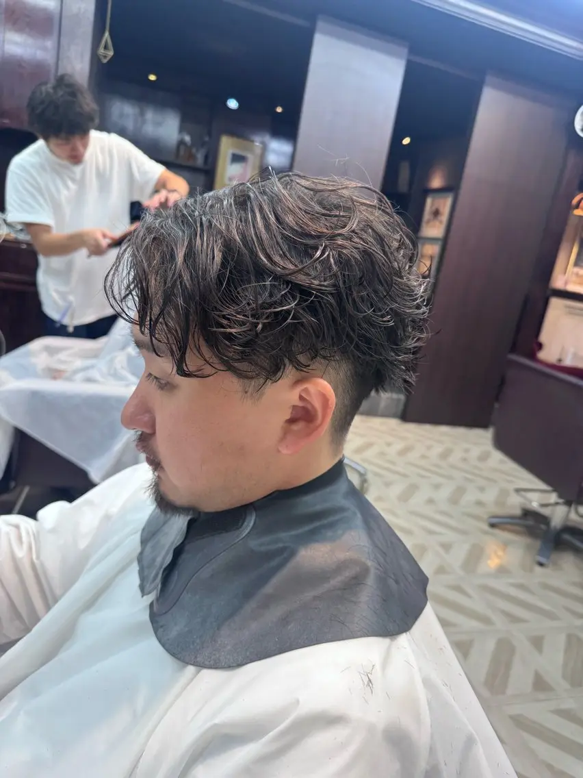 パーマ メンズ カット パーマ 鈴木結花/立川美容師 /お悩み解決型美容師のヘアスタイル