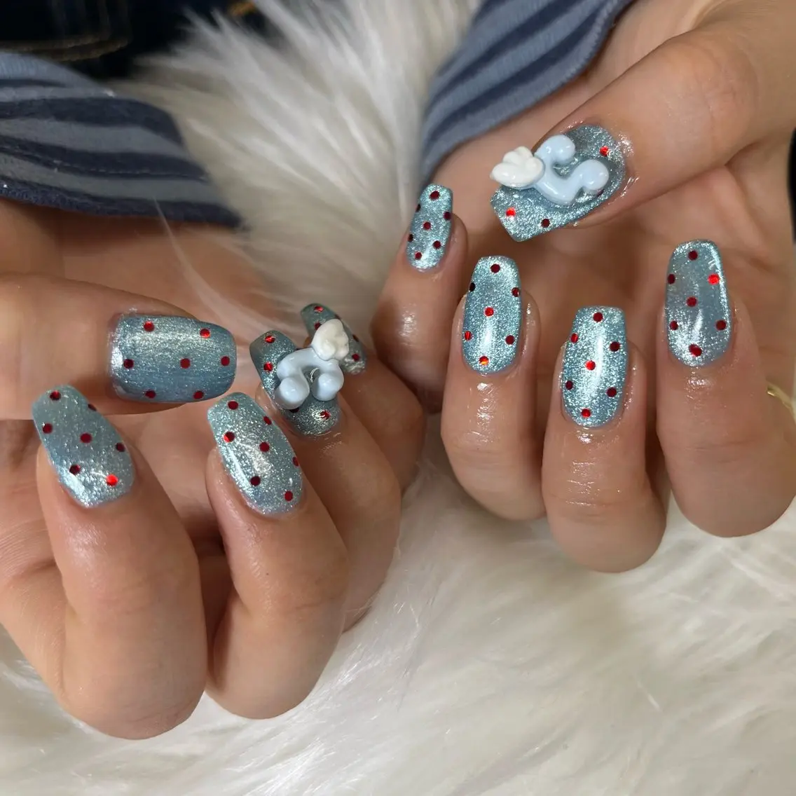 ネイル マグネットネイル ハンドネイル nail salon Libertyのネイルデザイン