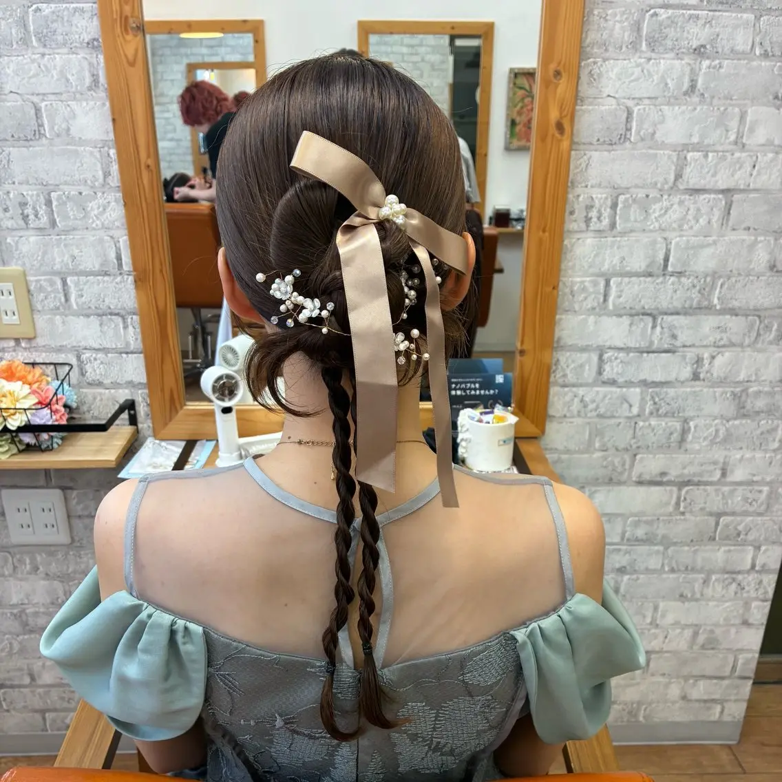 ロング ヘアアレンジ 成人式 結婚式・ブライダル トリートメント ヘアセット KAREN🕊️ 大宮美容室のヘアスタイル
