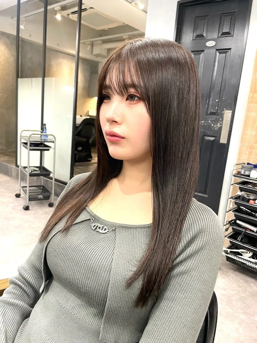 ロング カラー カット ヘアカラー トリートメント 色気レイヤー& ショートはお任せ🌟のヘアスタイル
