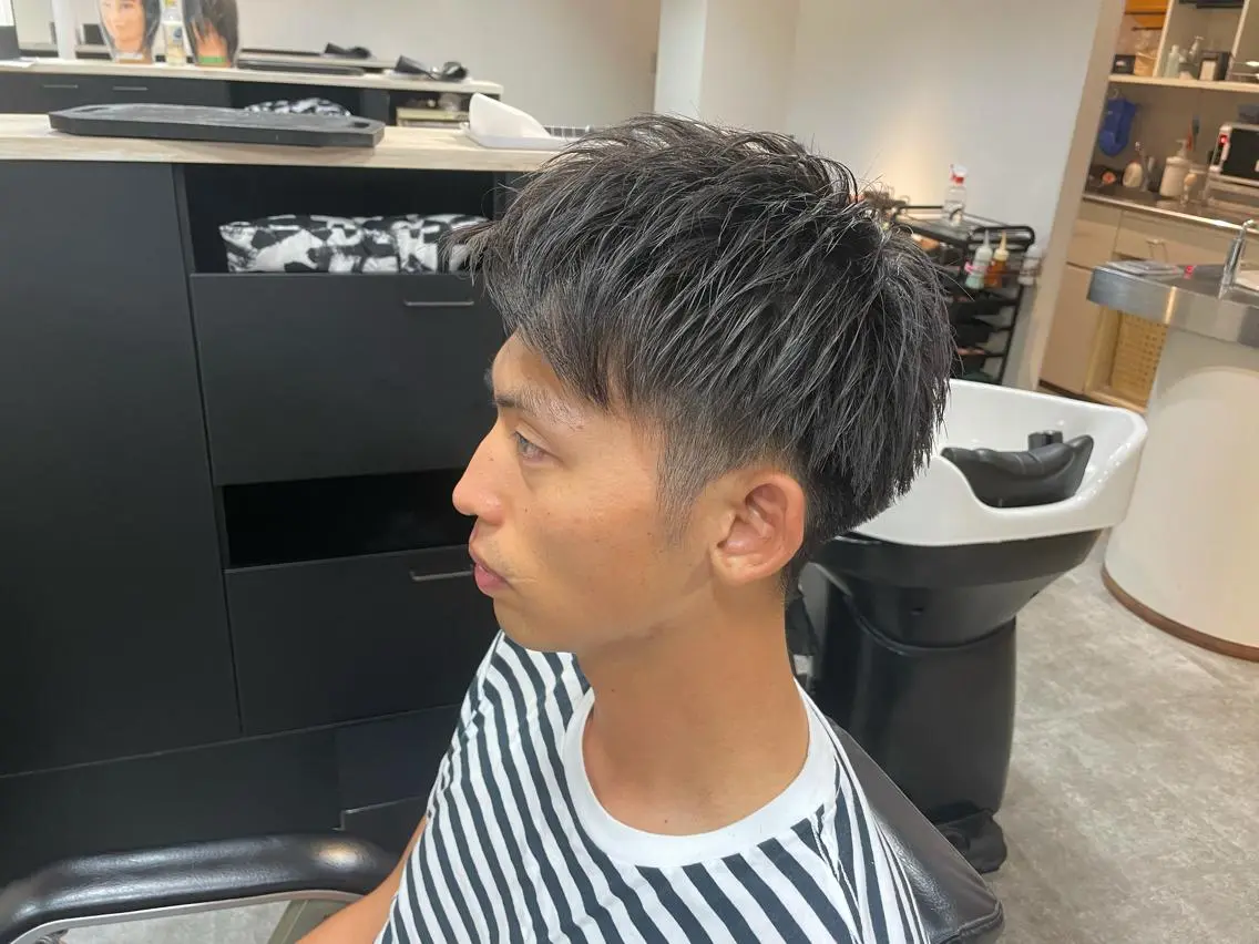 ショート メンズ 綾田 一蔵のヘアスタイル