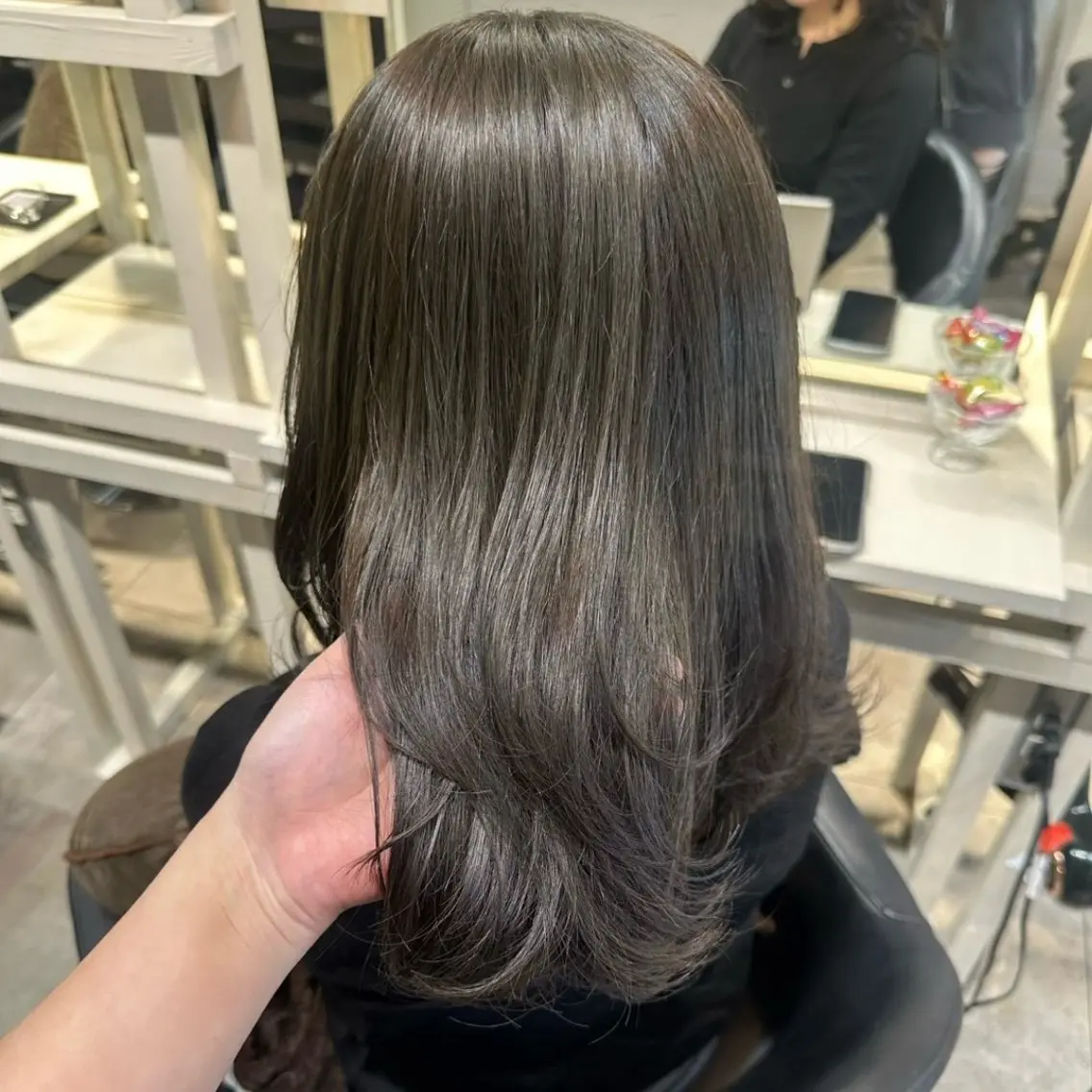 セミロング カラー ヘアカラー トリートメント 🎀愛されモテ カラー🎀/moeのヘアスタイル