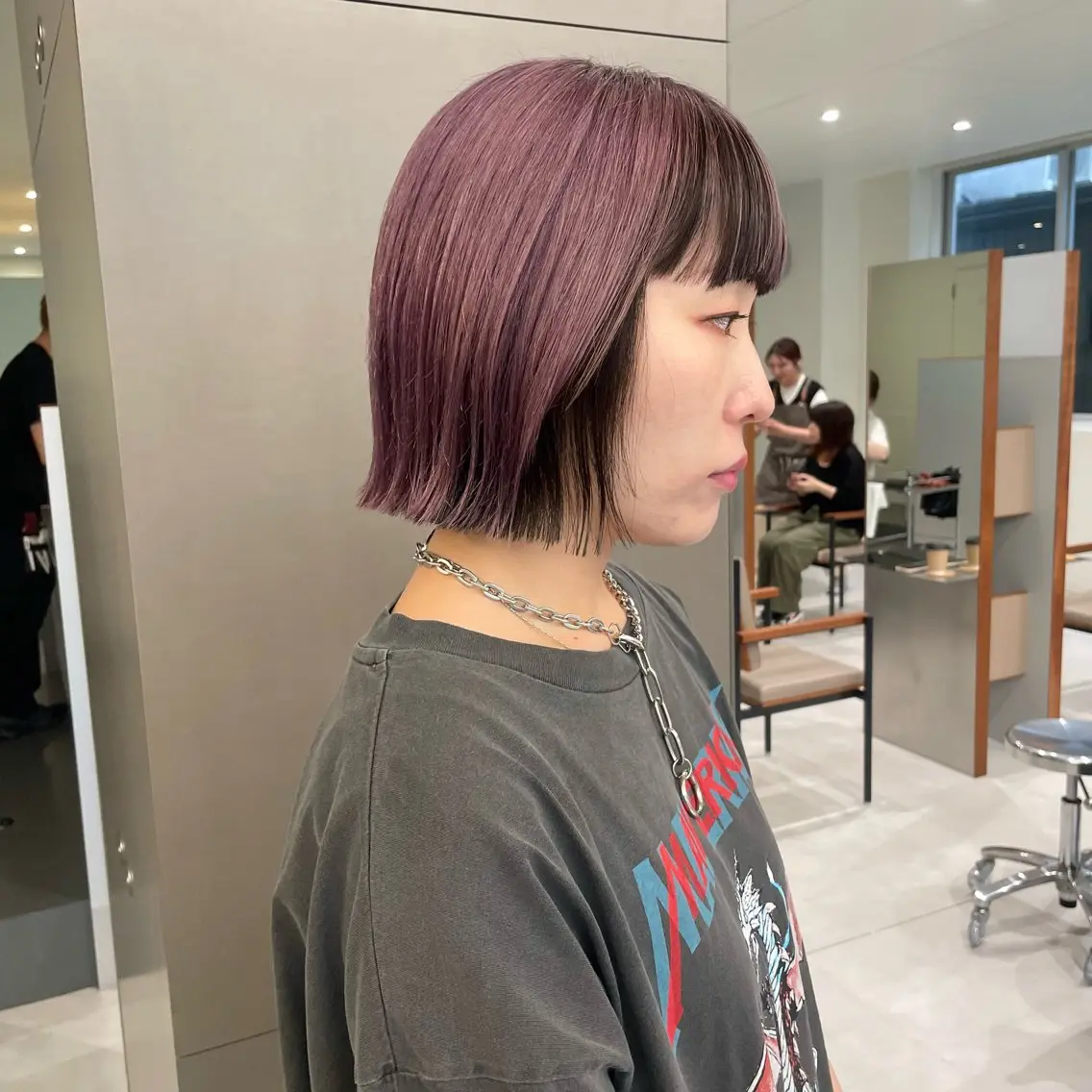 【インナーデザインご相談ください◎】カット+インナーカラー+トリートメント　ポイントブリーチ込み🎶　レイヤー、暖色の写真