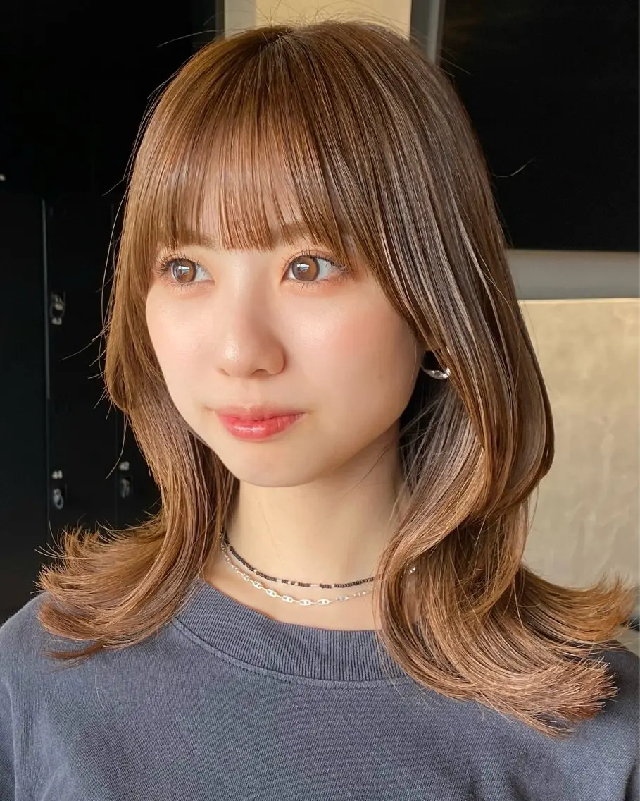 ロング カラー 顔周りカット 似合わせカット レイヤー🩰髪質改善 /透明感/kanaのヘアスタイル