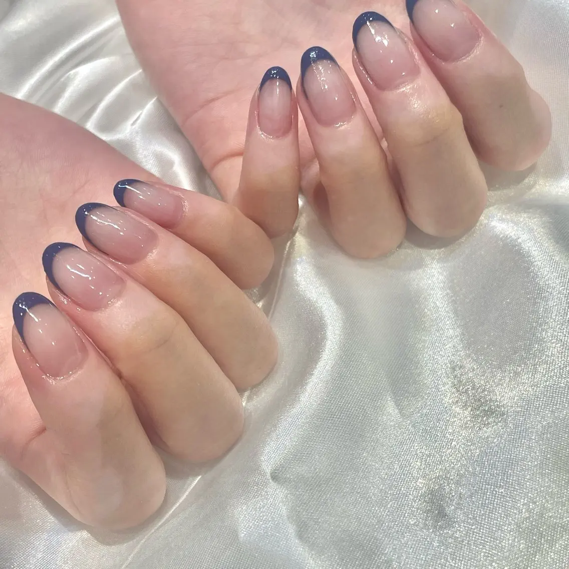 ネイル クリアネイル フレンチネイル ネイリスト yukiのネイルデザイン