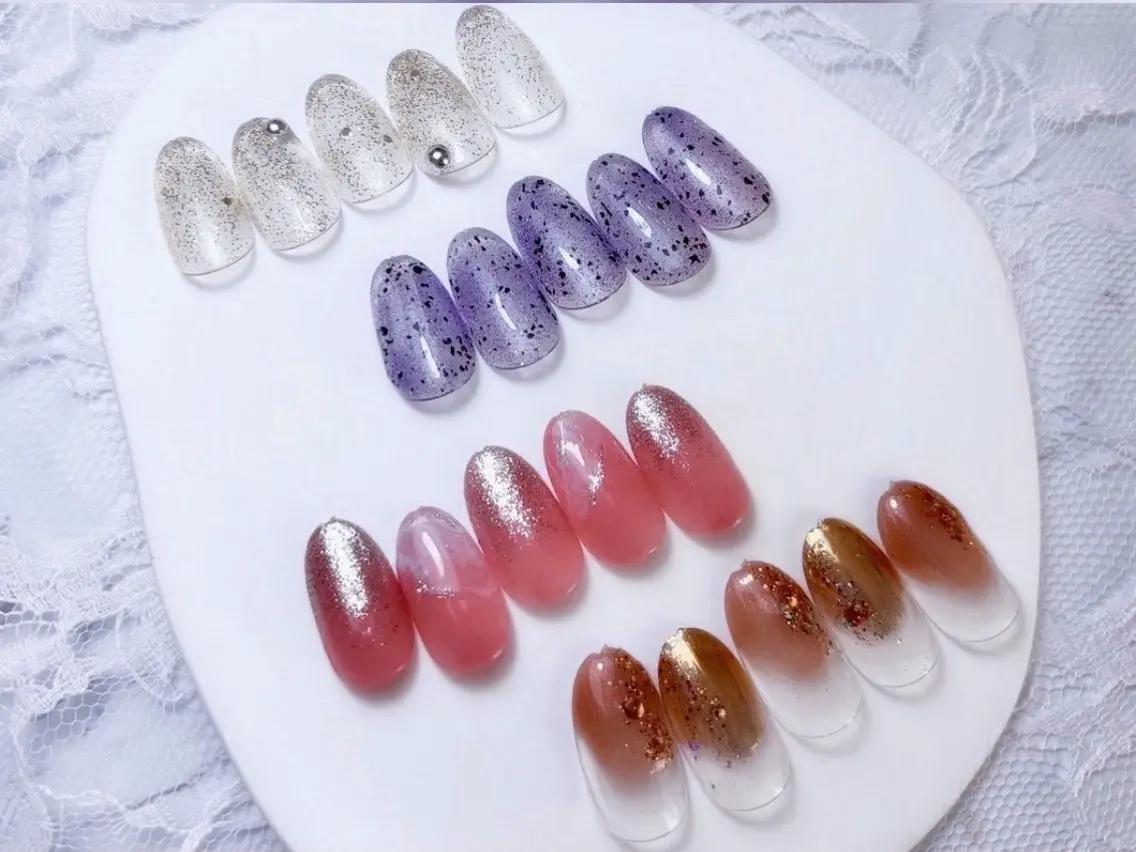 ネイル ニュアンスネイル シンプルネイル nailsalon Questのネイルデザイン