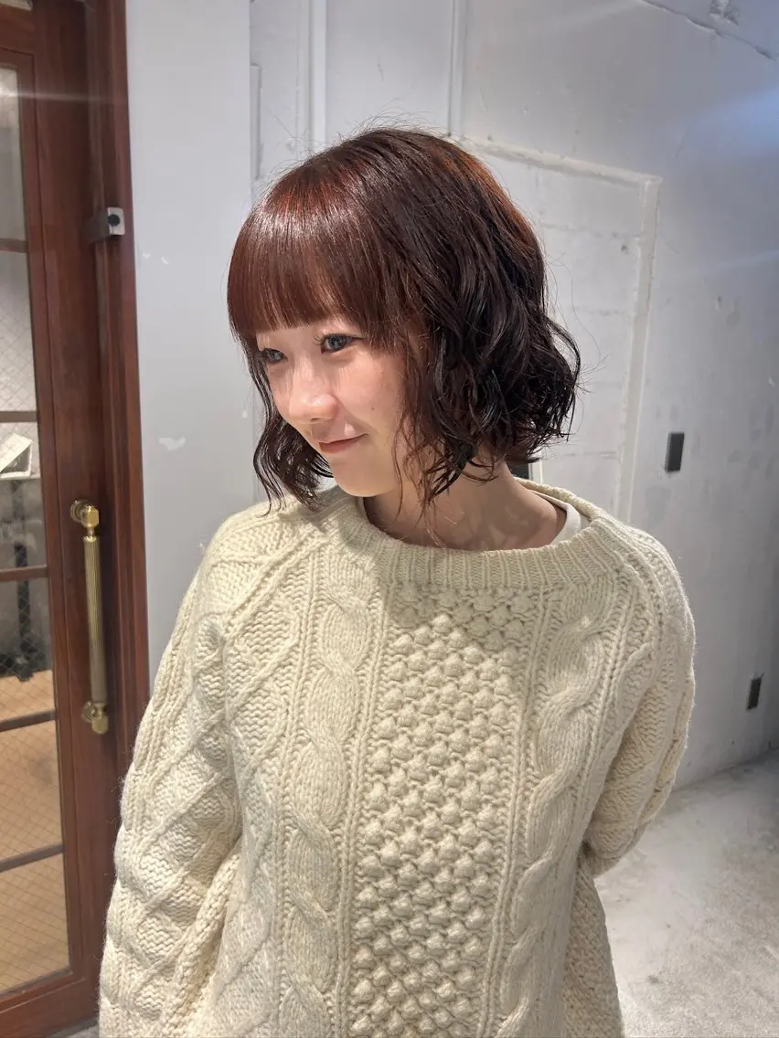 【平日限定🪐】カット+パーマモデル👩🏼🦱 補足説明必ずお読みくださいの写真