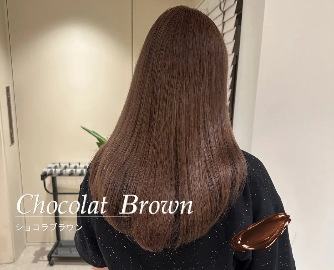 セミロング カラー カット ヘアカラー ブリーチなし透明感 🤍キム🩵のヘアスタイル