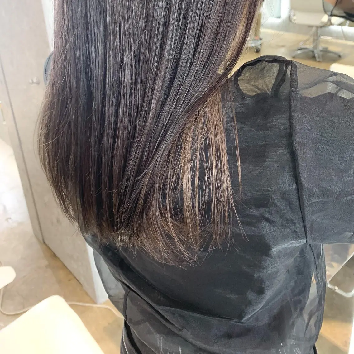 ロング カラー インナーカラー カット ヘアカラー トリートメント 山下 千明のヘアスタイル