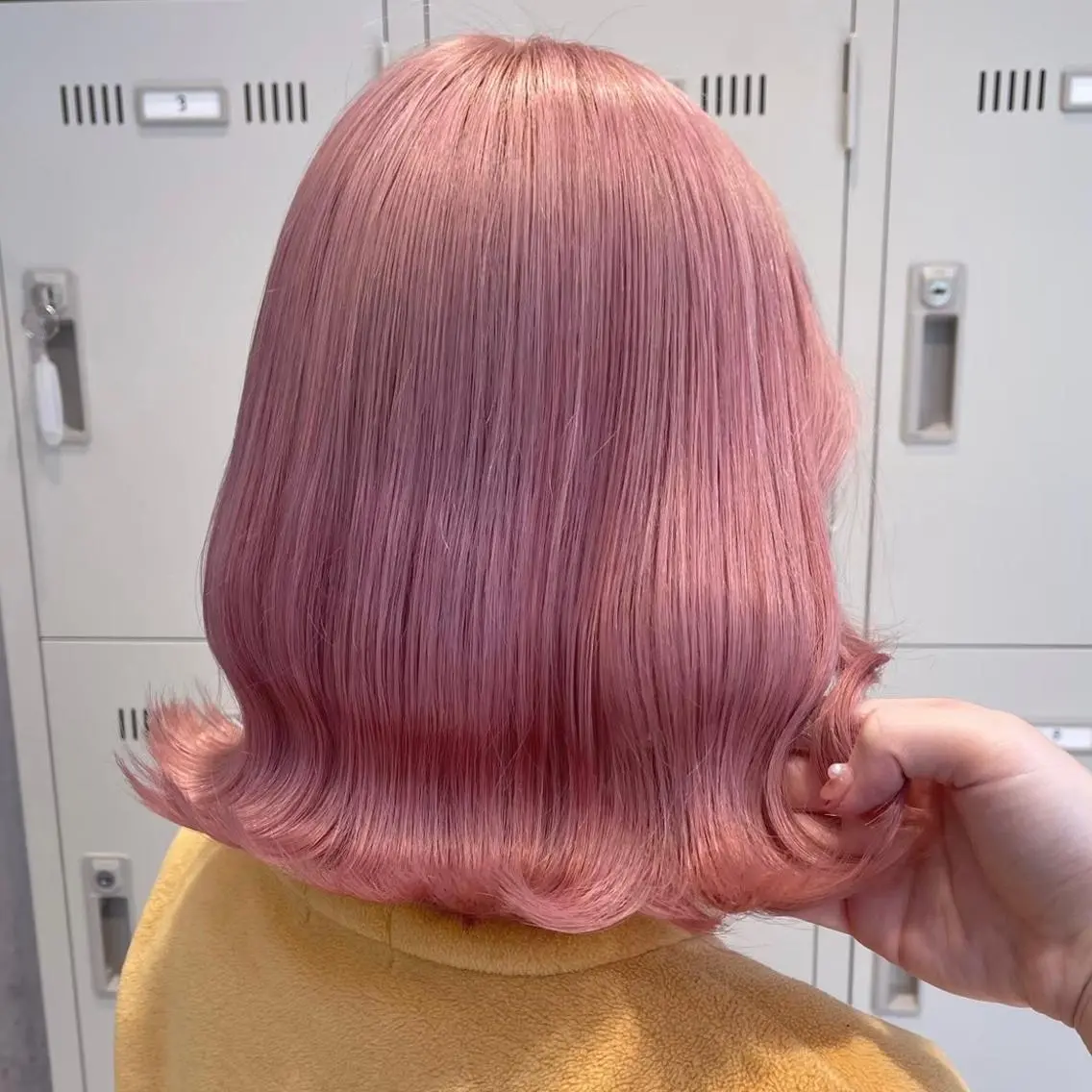 セミロング カラー パーマ ヘアアレンジ メンズ キッズ ネイル マツエク・マツパ アイブロウ 似合わせカラー♡髪質 改善🎀サトカ🍒のヘアスタイル