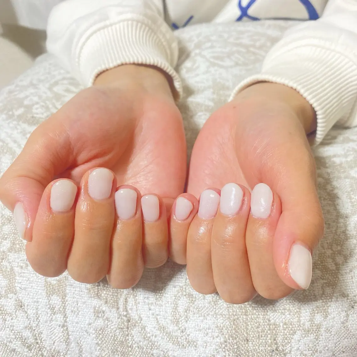 ネイル オフィスネイル ワンカラーネイル シンプルネイル ハンドネイル プライベートサロン N's Nailのネイルデザイン
