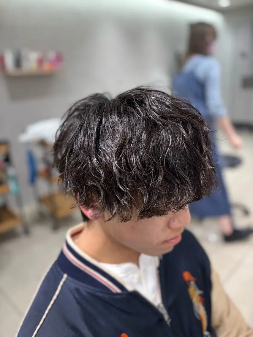 パーマ メンズ カット パーマ 💠メンズ縮毛矯正 /パーマ💠林慶太のヘアスタイル