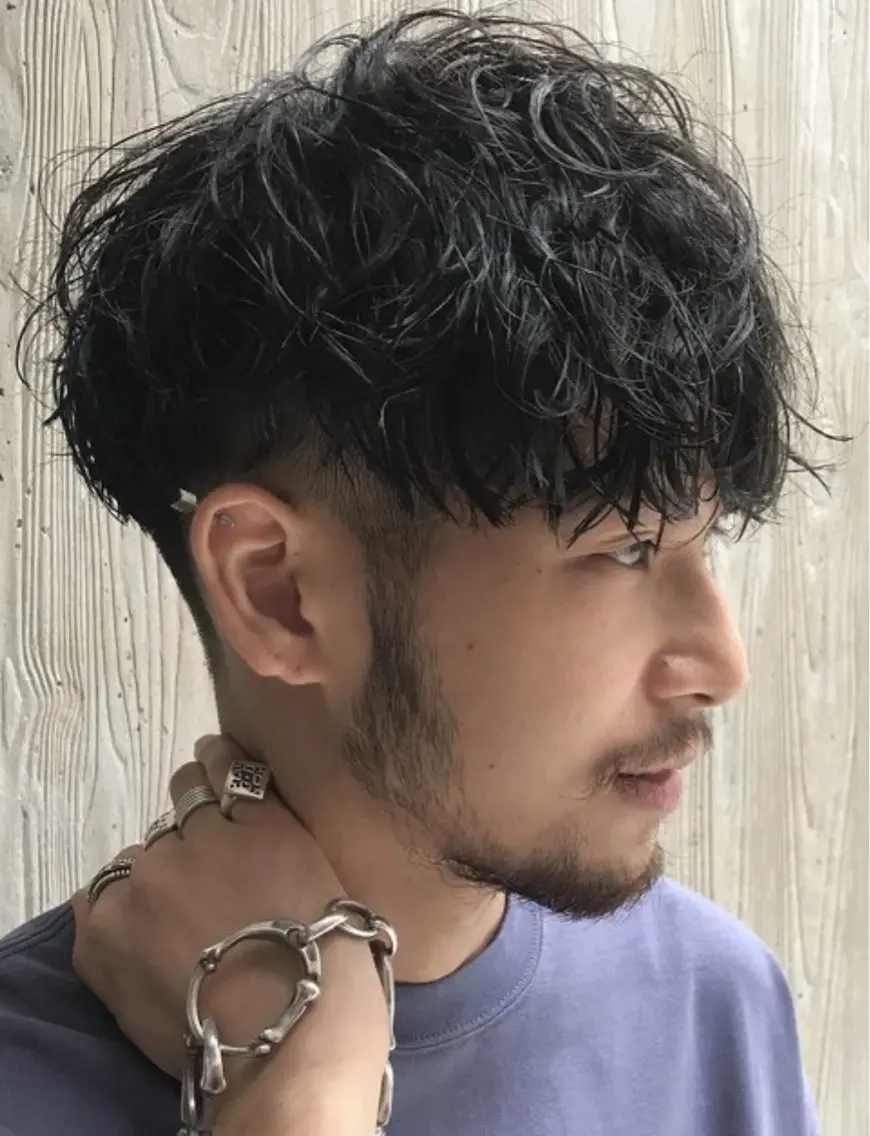 パーマ メンズ メンズパーマ ツイストスパイラルパーマ スパイラルパーマ カット パーマ 🎀メンズパーマ☆ 艶カラー☆Syuriのヘアスタイル