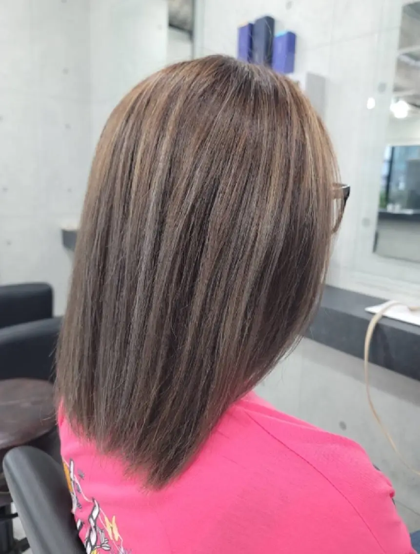 セミロング カラー ❇️安達 優心❇️ レイヤー/艶髪特化のヘアスタイル