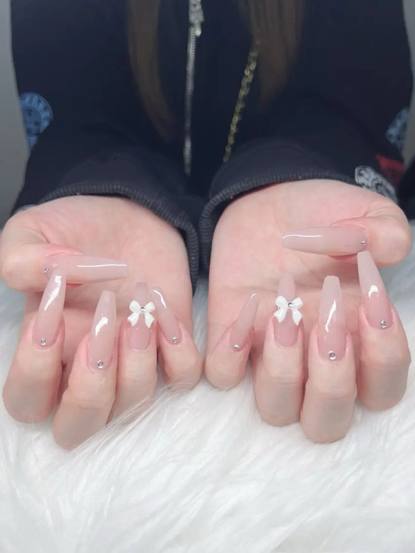 ネイル ハンドネイル Lee Nails チップ長さだし専門店のネイルデザイン